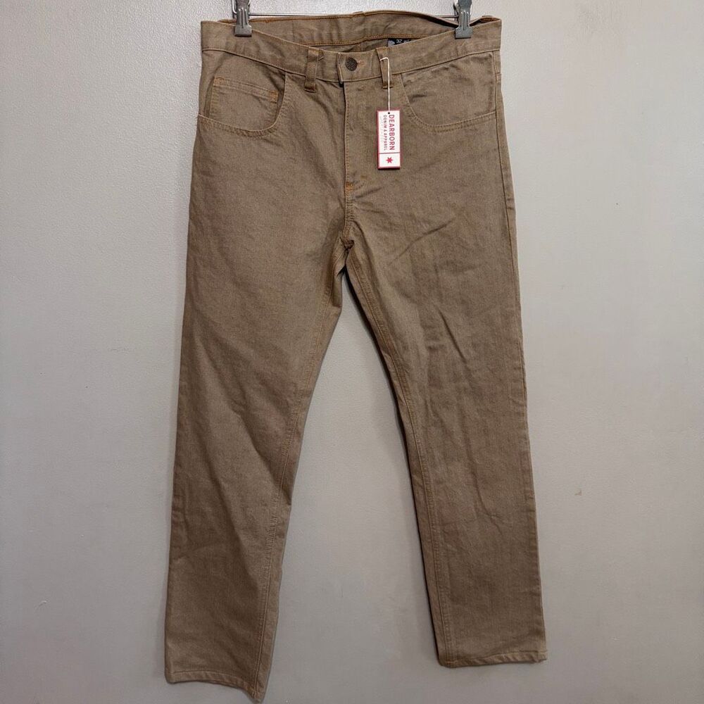 Dearborn men’s khaki colored denim size 32x30